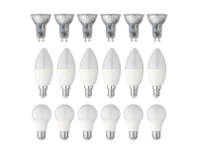 LIVARNO home LED-Leuchtmittel, 6 Stück, GU10 / E14 / E27 7.99 €