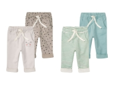 lupilu® Baby Jungen Jogginghose, 2 Stück, aus reiner Baumwolle