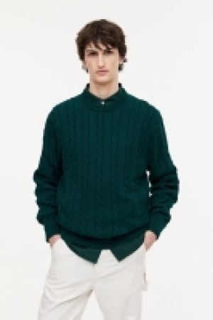 Zopfstrickpullover in Regular Fit 32.99 €