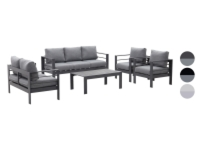 MeXo Gartenmöbel 7-Sitzer Lounge-Set Aluminium inkl. Polster 959.99 €