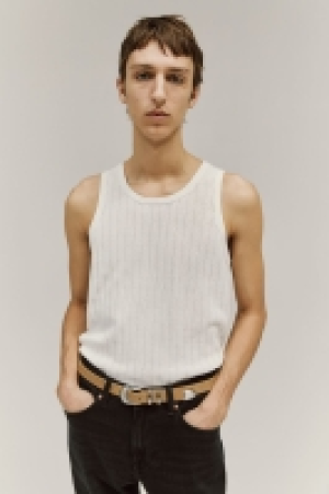 Gestricktes Tanktop in Slim Fit 25.99 €