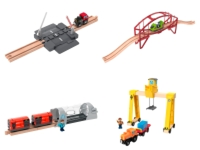 Playtive Eisenbahn Erweiterungs-Set, mit Buchenholz 9.99 €