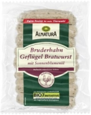 Bruderhahn-Geflügel-Bratwurst 3.49 €