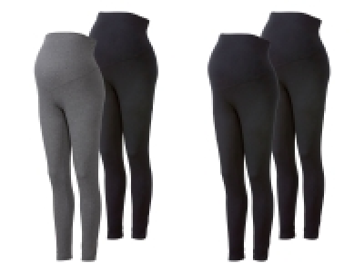 esmara® Damen Umstandsleggings, 2 Stück, extrahoch geschnitten 9.99 €