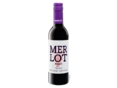 Lidl  Merlot trocken vegan 0,375-l, Rotwein 2020