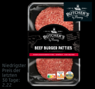 BUTCHERS Beef Burger Patties