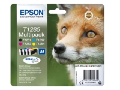 Lidl Epson EPSON »T1285« Fuchs Multipack Tintenpatronen Schwarz/Cyan/Magenta/Gelb