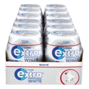 Netto  Wrigleys Extra Professional White zuckerfrei Dose 50 Stück, 12er Pack