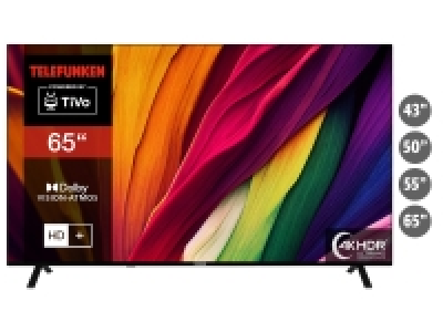 Lidl Telefunken TELEFUNKEN Fernseher »XUTO750S« TiVo Smart TV 4K UHD