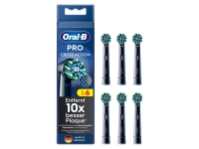 Lidl Oral B Oral-B Aufsteckbürsten Pro CrossAction Schwarz 6er