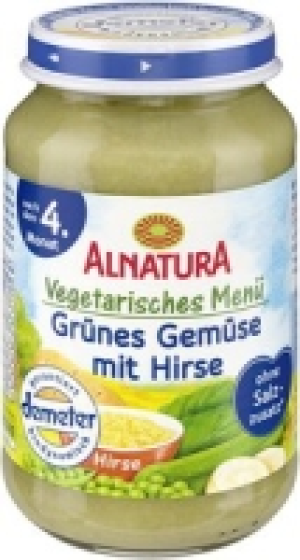 Grünes Gemüse mit Hirse 1.29 €