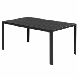 Gartentisch - schwarz - Aluminium - 180 cm 179.99 €