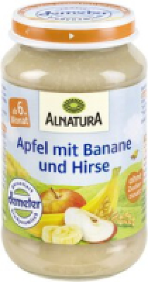 Apfel mit Banane und Hirse 1.09 €