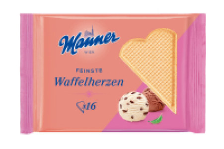 MANNER Waffelherzen 55 g