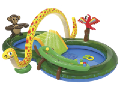 Lidl Playtive Playtive Kinder Erlebnispool Dschungelwelt, mit Rutsche