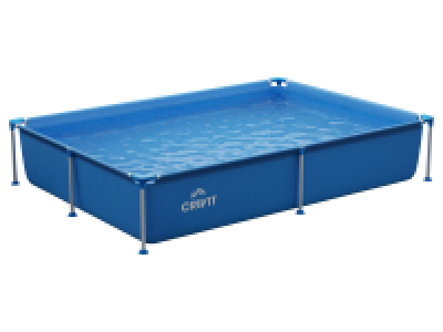 CRIVIT Metal-Frame-Pool, 228 x 159 x 42 cm