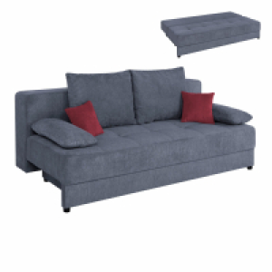 Roller  Schlafsofa - anthrazit - Boxspring - mit Staukasten