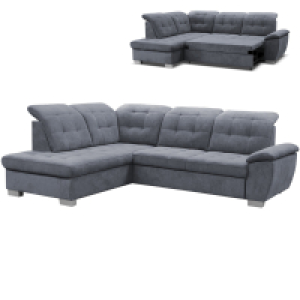 Ecksofa - steel - Staukasten - Ottomane links 999.99 €