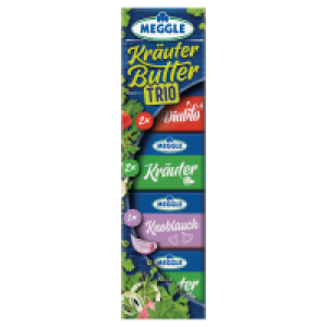 MEGGLE Kräuterbutter oder Kräuerbutter-Trio 100 g