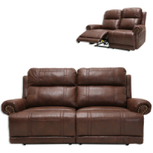 2,5 Sitzer-Sofa - braun - Relaxfunktion