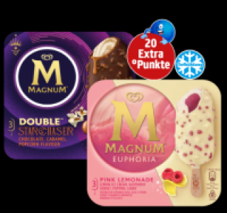 20 Extra°Punkte beim Kauf von Magnum Stieleis