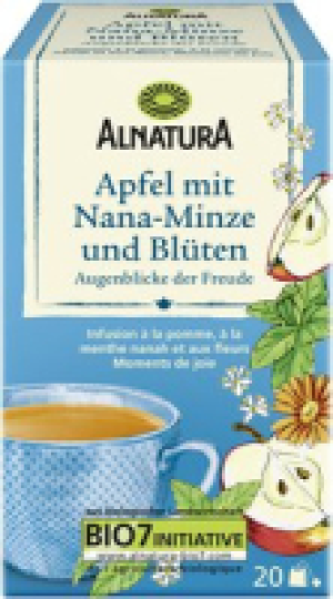 Apfeltee mit Nana-Minze und Blüten 2.49 €