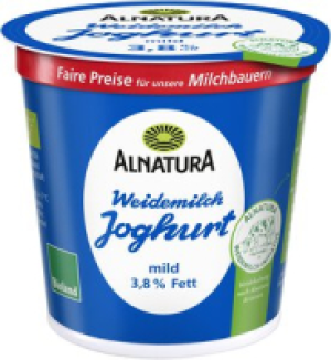 Weidemilch-Joghurt 3,8 % Fett 0.59 €