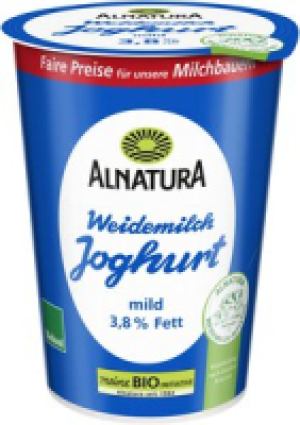 Weidemilch-Joghurt 3,8 % Fett 1.29 €