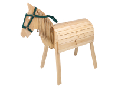 Lidl Playtive Playtive Holzpferd, aus Echtholz