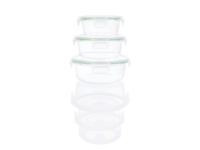 Lidl Livarno Home LIVARNO home Frischhaltedosen-Set, 3-teilig, Schalen aus Glas