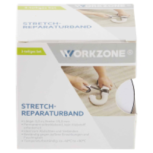 Aldi Süd  WORKZONE Stretch-Reparaturband, 3er-Packung