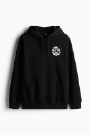 HM  Circle Loose Fit Fleece Po Hoodie