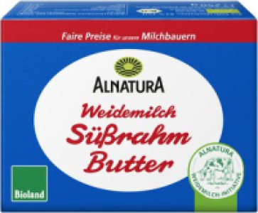 Weidemilch-Süßrahmbutter 2.89 €