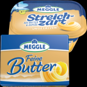 Edeka  Meggle Feine Butter oder Sreichzart