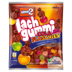 STORCK Nimm2 Lachgummi 200 g, Flaschies