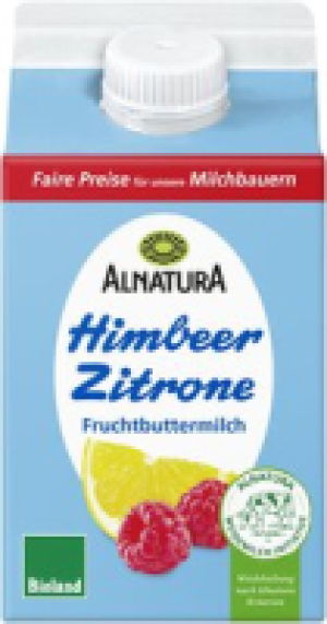 Fruchtbuttermilch Himbeer-Zitrone 1.59 €