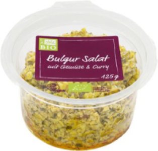 Bulgur-Salat mit Gemüse und Curry 2.49 €