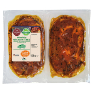 Aldi Süd  FAIR & GUT Marinierte Nackensteaks 600 g