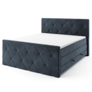 Boxspringbett - navi - H2 - mit Bettkasten - 180x200 cm