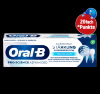 20fach °Punkte beim Kauf von Oral-B Zahncreme Pro-Science Advanced