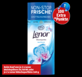 100 Extra°Punkte beim Kauf von Lenor Wäscheparfüm