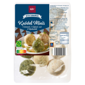 Aldi Süd  KÄFER X WIESN SCHMANKERL Knödel-Minis 450 g