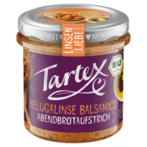 TARTEX Bio-Brotaufstrich 140 g, Belugalinse Balsamico