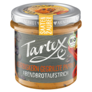 TARTEX Bio-Brotaufstrich 140 g, Kürbiskern Paprika