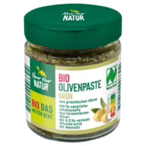 NUR NUR NATUR Griechische Bio-Olivenpaste 180 g