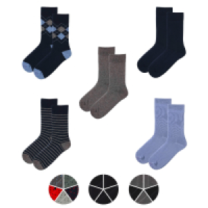 UP2FASHION Herren Socken, 5 Paar