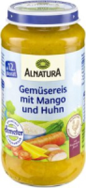 Alnatura Alnatura Gemüsereis mit Mango und Huhn