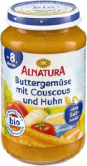 Alnatura Buttergemüse mit Couscous und Huhn