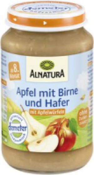 Alnatura Apfel mit Birne und Hafer