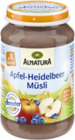 Apfel-Heidelbeer-Müsli 1.15 €